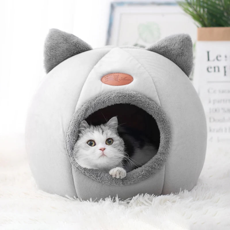 Cozy Winter Pet Cave