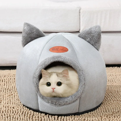 Cozy Winter Pet Cave