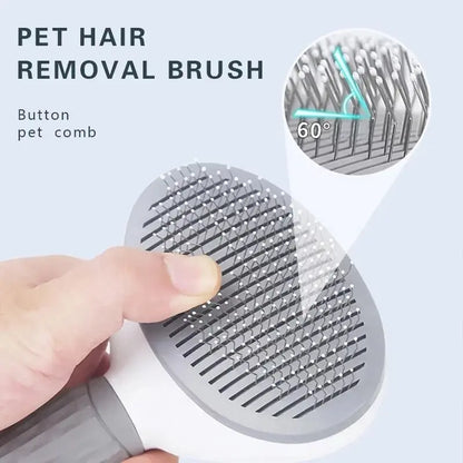 Easy-Clean Pet Hair Brush