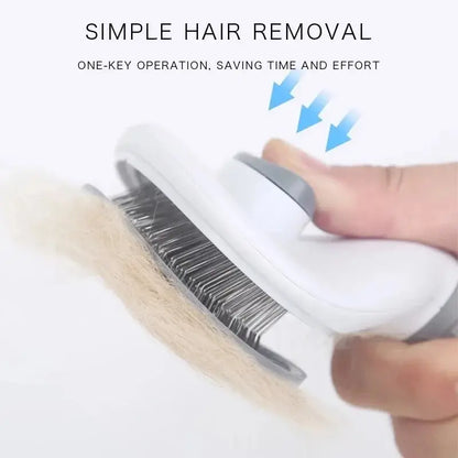 Easy-Clean Pet Hair Brush