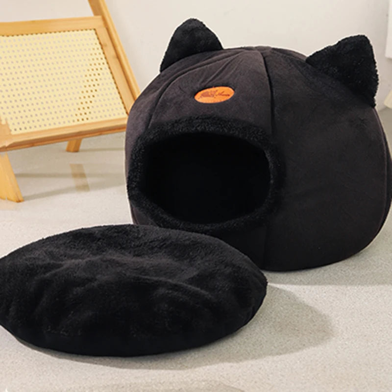 Cozy Winter Pet Cave