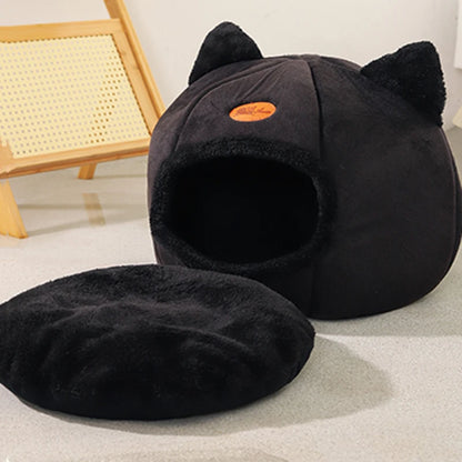 Cozy Winter Pet Cave