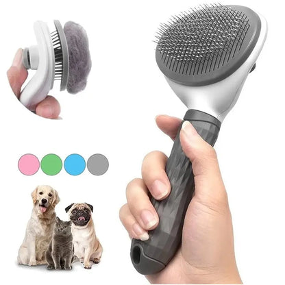 Easy-Clean Pet Hair Brush